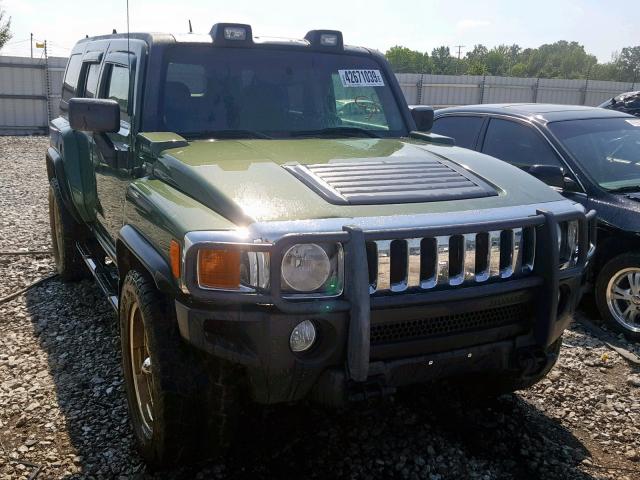 5GTDN136968160552 - 2006 HUMMER H3 GREEN photo 1