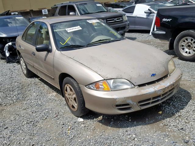 1G1JF52T727113003 - 2002 CHEVROLET CAVALIER L BEIGE photo 1