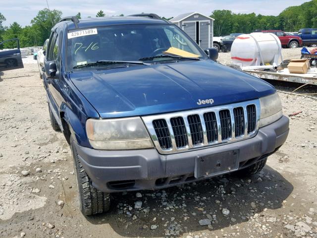 1J4GW48S13C503754 - 2003 JEEP GRAND CHER BLUE photo 9