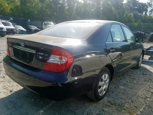 4T1BE32KX4U300925 - 2004 TOYOTA CAMRY LE 黑色 照片 4