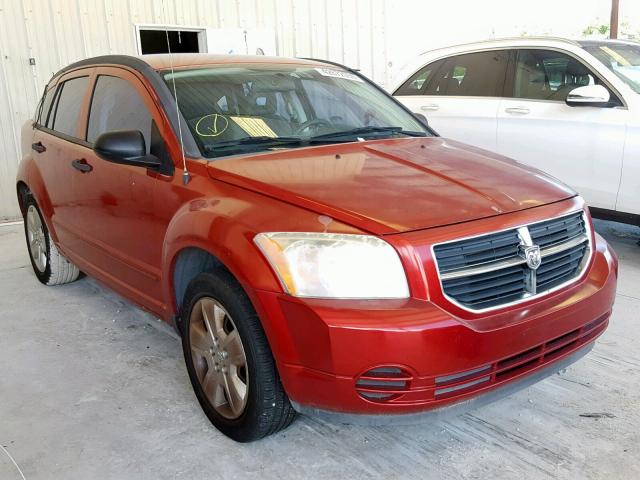 1B3HB48BX7D329738 - 2007 DODGE CALIBER SX RED photo 1