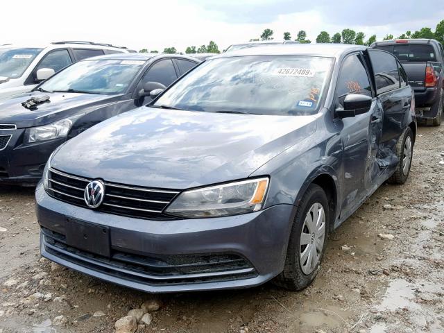 3VW2K7AJ8FM291515 - 2015 VOLKSWAGEN JETTA BASE Boz foto 2