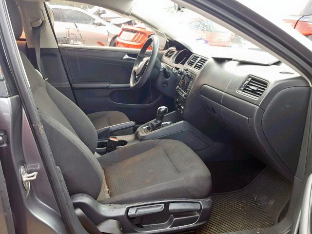 3VW2K7AJ8FM291515 - 2015 VOLKSWAGEN JETTA BASE Boz foto 5