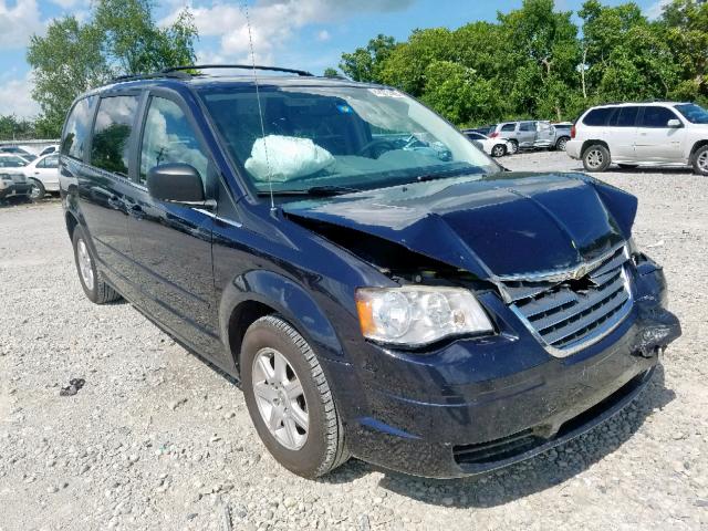 2A4RR2D15AR381003 - 2010 CHRYSLER TOWN & COU BLACK photo 1