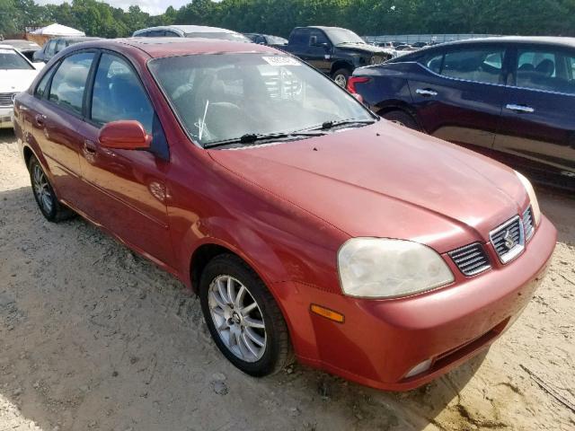 KL5JJ56Z85K088463 - 2005 SUZUKI FORENZA LX RED photo 1