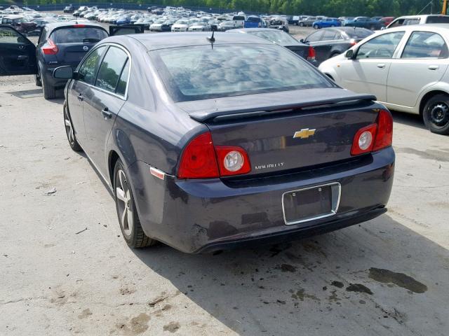 1G1ZC5E1XBF268916 - 2011 CHEVROLET MALIBU 1LT 灰色 照片 3