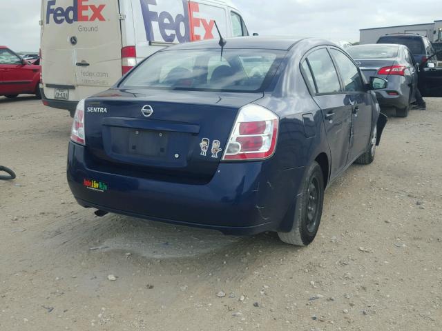 3N1AB61E99L605939 - 2009 NISSAN SENTRA 2.0 BLUE photo 4