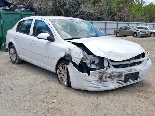 1G1AT58H597259969 - 2009 CHEVROLET COBALT LT WHITE photo 1