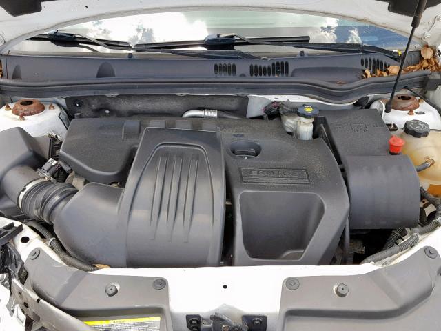 1G1AT58H597259969 - 2009 CHEVROLET COBALT LT WHITE photo 7