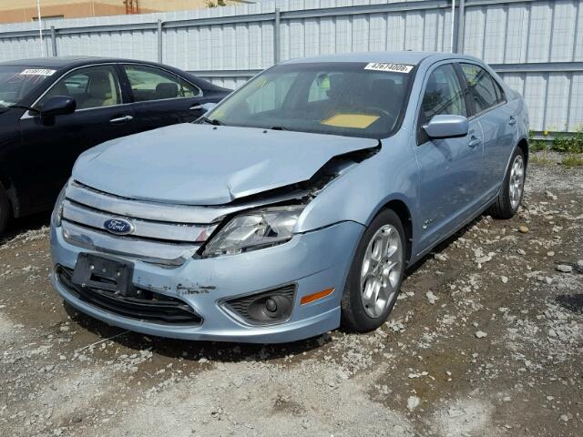 3FADP0L33AR270687 - 2010 FORD FUSION HYB BLUE photo 2