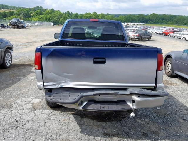 1GTCS145028186422 - 2002 GMC SONOMA BLUE photo 9