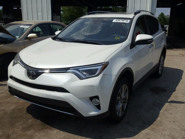 JTMYFREV5JD114564 - 2018 TOYOTA RAV4 LIMIT WHITE photo 2