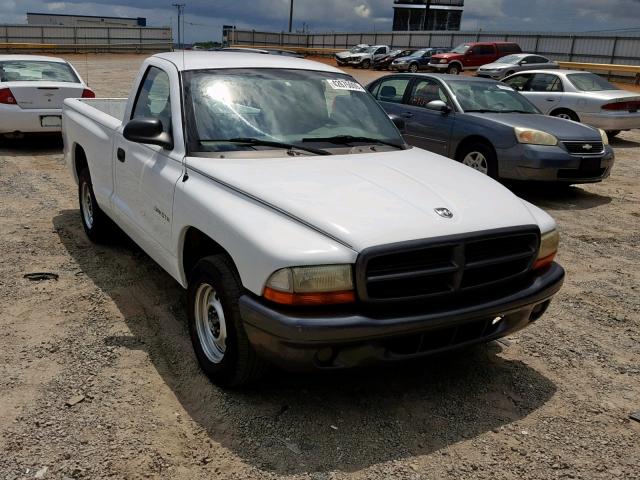 1B7FL16X92S701428 - 2002 DODGE DAKOTA BAS WHITE photo 1