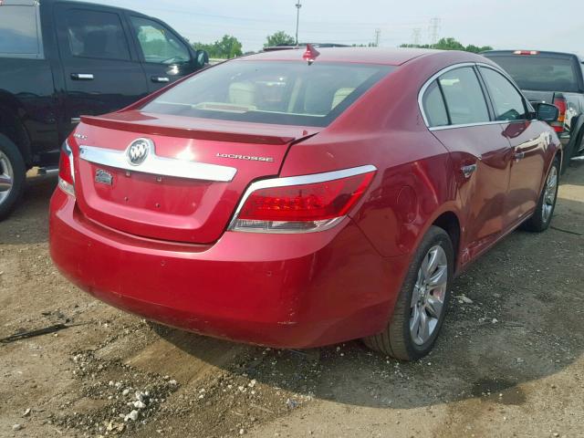 1G4GC5ER4DF295869 - 2013 BUICK LACROSSE BURGUNDY photo 4