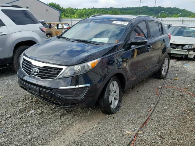 KNDPB3A23C7266909 - 2012 KIA SPORTAGE B BLACK photo 2