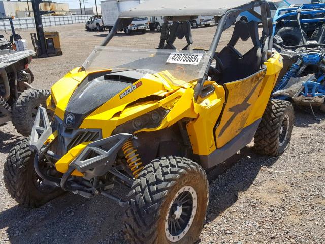 3JBPGCP15DJ000111 - 2013 CAN-AM MAVERICK 1 YELLOW photo 2