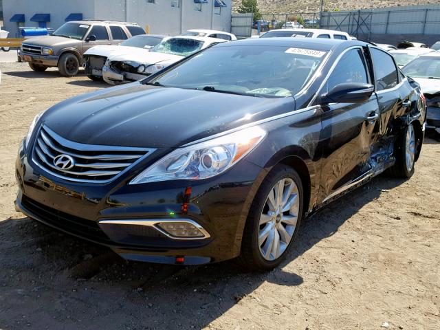 KMHFH4JG7FA474841 - 2015 HYUNDAI AZERA LIMI BLACK photo 2