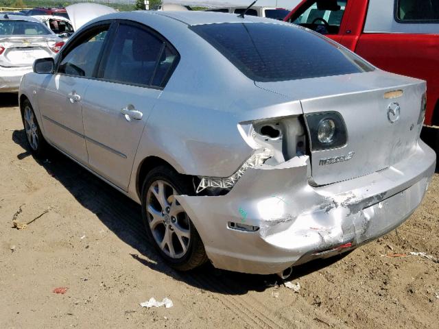 JM1BK32G591230798 - 2009 MAZDA 3 I SILVER photo 3