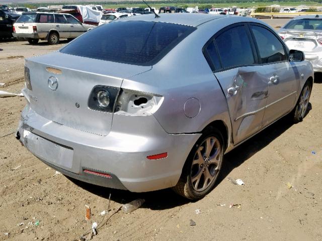 JM1BK32G591230798 - 2009 MAZDA 3 I SILVER photo 4