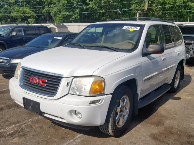 1GKDT13S832147952 - 2003 GMC ENVOY WHITE photo 2