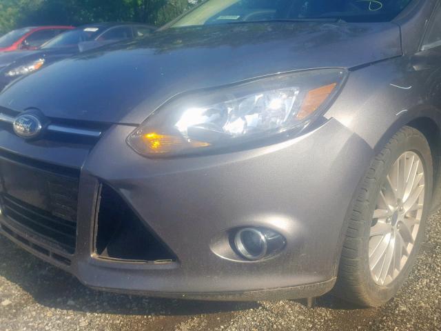 1FADP3N23EL244438 - 2014 FORD FOCUS TITA GRAY photo 9