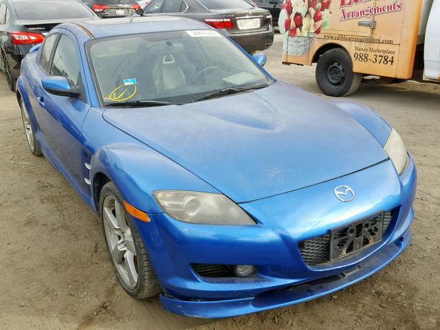 JM1FE173440138180 - 2004 MAZDA RX8 BLUE photo 1