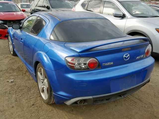 JM1FE173440138180 - 2004 MAZDA RX8 BLUE photo 3