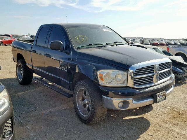 1D7HU18P37S197121 - 2007 DODGE RAM 1500 S BLACK photo 1