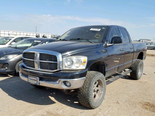 1D7HU18P37S197121 - 2007 DODGE RAM 1500 S BLACK photo 2