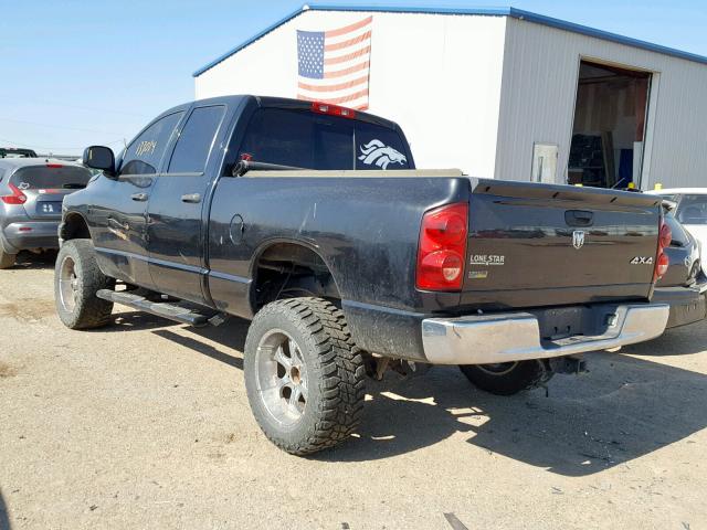 1D7HU18P37S197121 - 2007 DODGE RAM 1500 S BLACK photo 3