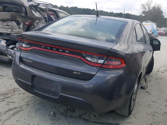 1C3CDFBB6GD766535 - 2016 DODGE DART SXT GRAY photo 4