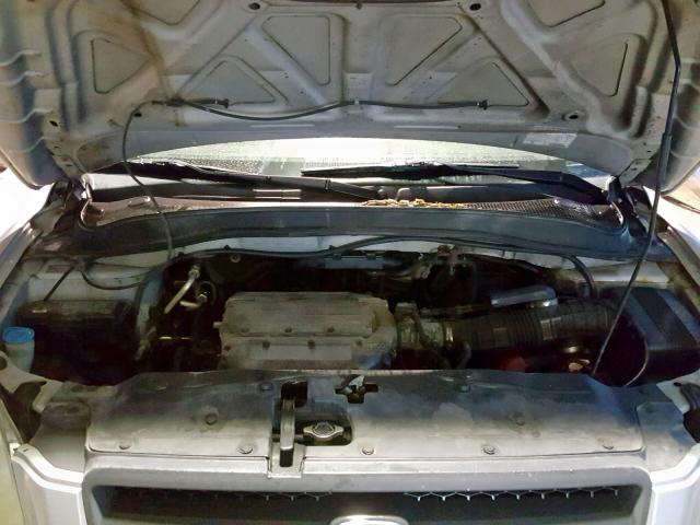 2HKYF181X4H541649 - 2004 HONDA PILOT LX SILVER photo 7