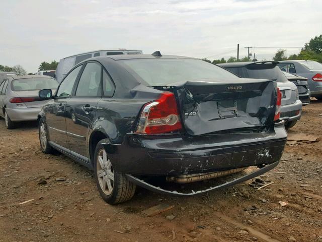 YV1MS390672291158 - 2007 VOLVO S40 2.4I BLACK photo 3