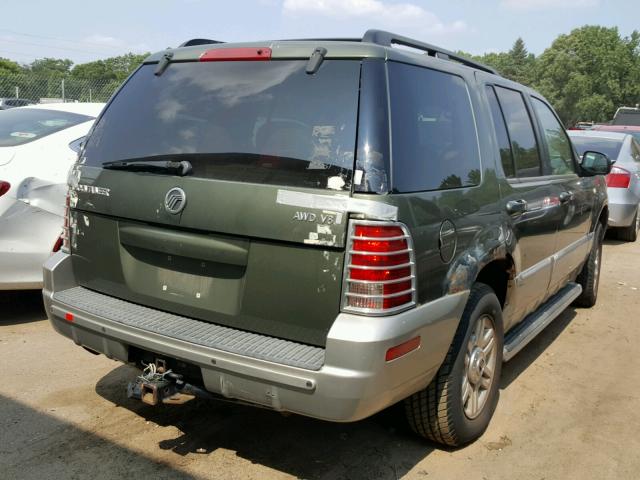 4M2DU86W63ZJ21318 - 2003 MERCURY MOUNTAINEE GREEN photo 4