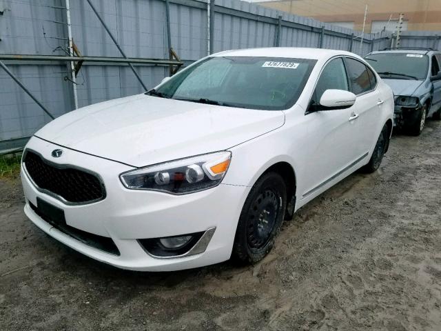 KNALN4D77G5221523 - 2016 KIA CADENZA LU WHITE photo 2