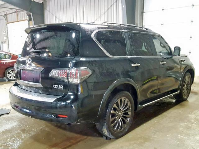 JN8AZ2NEXG9120750 - 2016 INFINITI QX80 BLACK photo 4