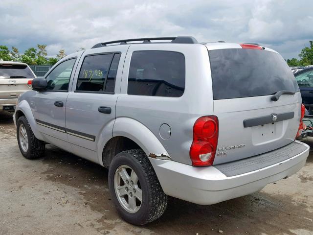 1D8HB48N18F148236 - 2008 DODGE DURANGO SL SILVER photo 3