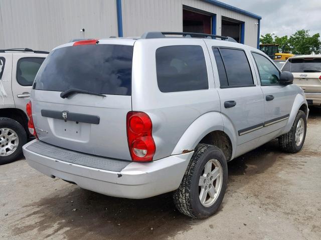 1D8HB48N18F148236 - 2008 DODGE DURANGO SL SILVER photo 4