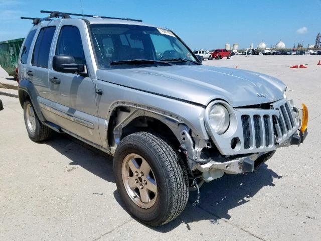 1J4GL48K46W147599 - 2006 JEEP LIBERTY SP SILVER photo 1