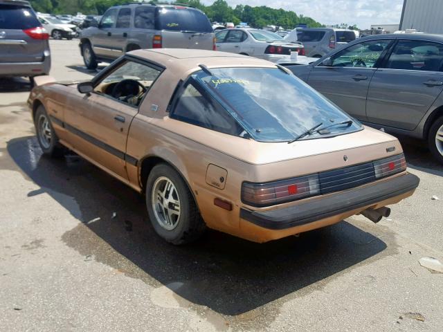 JM1FB3311C0629846 - 1982 MAZDA RX7 BROWN photo 3