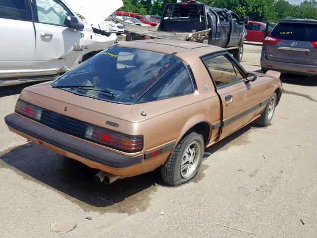 JM1FB3311C0629846 - 1982 MAZDA RX7 BROWN photo 4