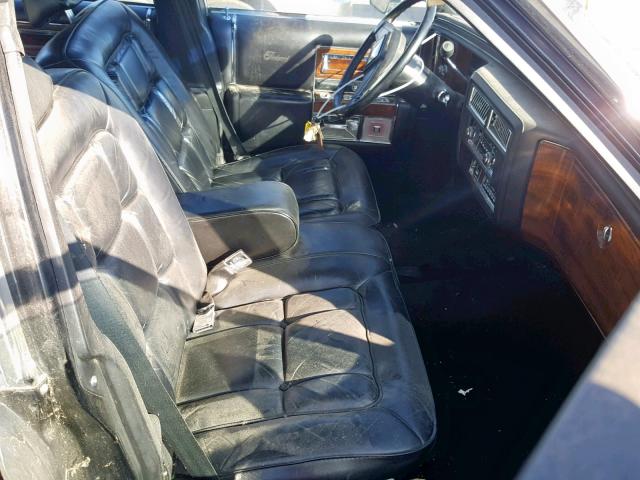 1G6DW69Y6G9735229 - 1986 CADILLAC FLEETWOOD BLACK photo 5