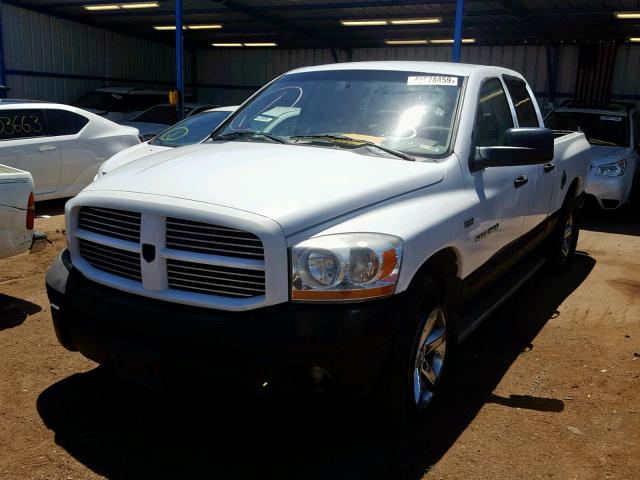 1D7HU18246S583355 - 2006 DODGE RAM 1500 S WHITE photo 2