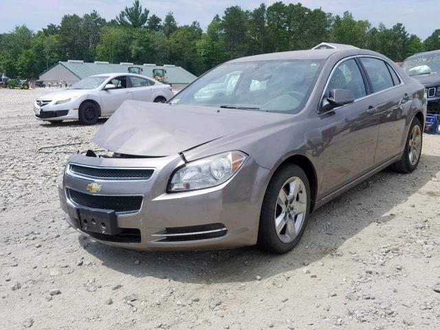 1G1ZC5EB7AF276382 - 2010 CHEVROLET MALIBU 1LT 灰色 照片 2