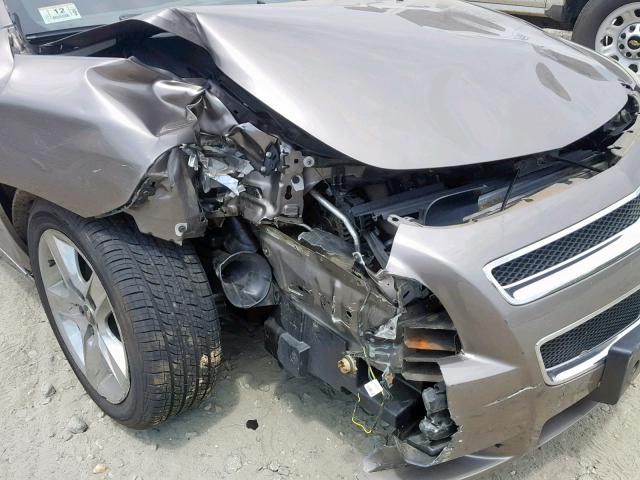 1G1ZC5EB7AF276382 - 2010 CHEVROLET MALIBU 1LT 灰色 照片 9