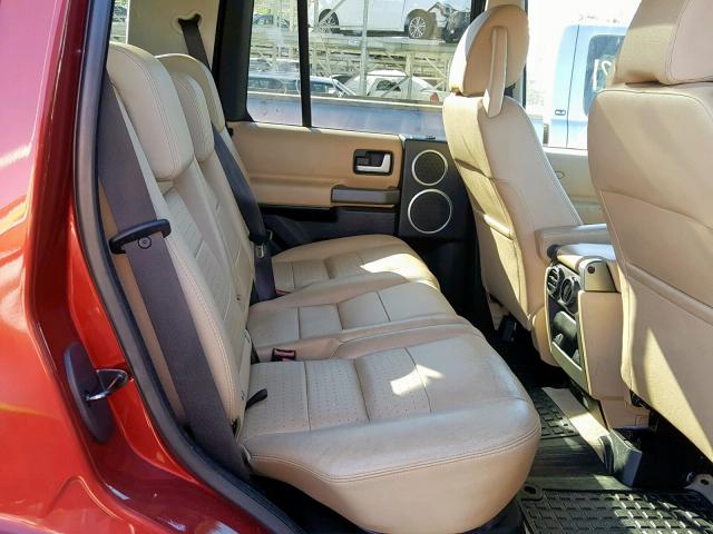 SALAD25426A396377 - 2006 LAND ROVER LR3 SE RED photo 6