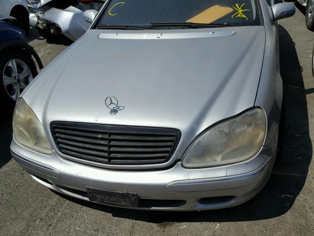 WDBNG75J91A218394 - 2001 MERCEDES-BENZ S 500 SILVER photo 7