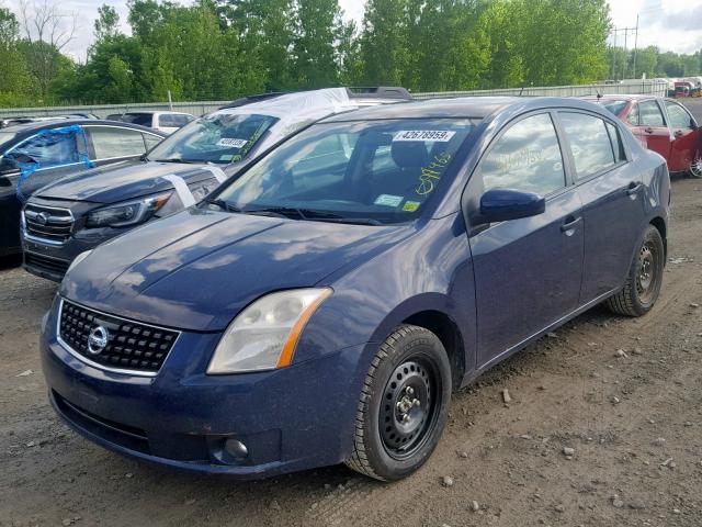 3N1AB61E48L706353 - 2008 NISSAN SENTRA 2.0 BLUE photo 2