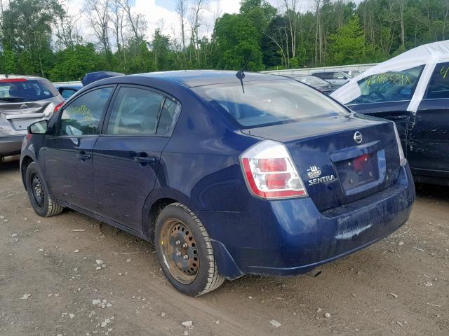 3N1AB61E48L706353 - 2008 NISSAN SENTRA 2.0 BLUE photo 3