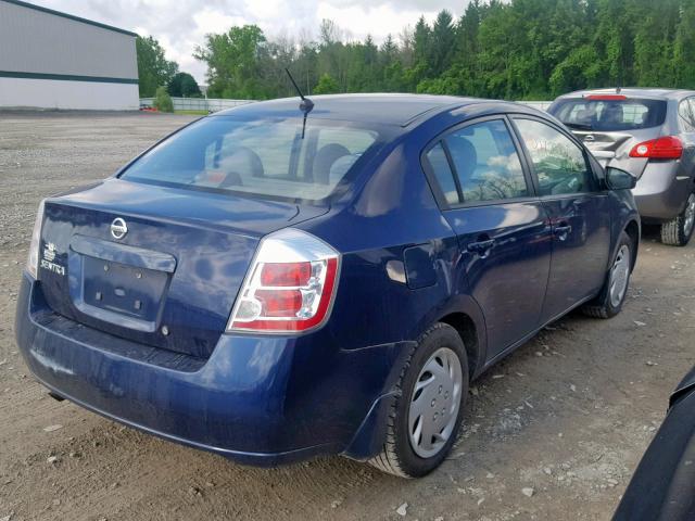 3N1AB61E48L706353 - 2008 NISSAN SENTRA 2.0 BLUE photo 4